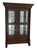 1970s Mahogany Wood and Glass Display Cabinet / Vitrine For Sale In Palm Springs - Image 6 of 10