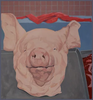 'Arnold' Large Oil Stilllife Painting by George Brinner