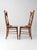 Antique Victorian Pressed Back Cane Seat Chairs Pair For Sale - Image 10 of 17