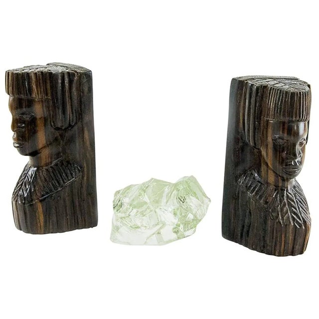 Rosewood Bookends, 1930, Set of 3 For Sale - Image 11 of 11