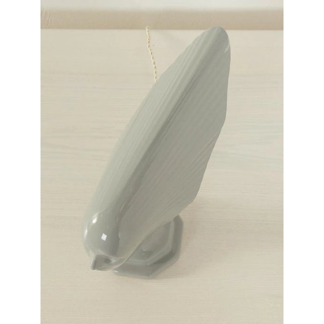 Gray Art Deco Table Lamp For Sale - Image 8 of 9