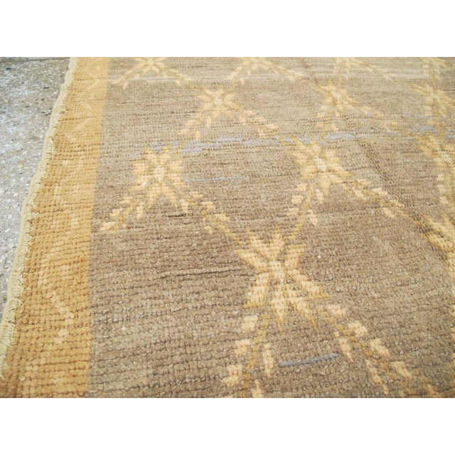 Mid 20th Century Galerie Shabab Collection Mid-20th Century Turkish Anatolian Throw Rug For Sale - Image 5 of 9