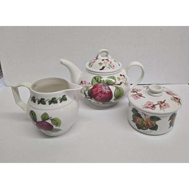 Vintage Pomona Portmeirion Coffee/Tea Set Apples & Flowers Pattern For Sale - Image 10 of 10