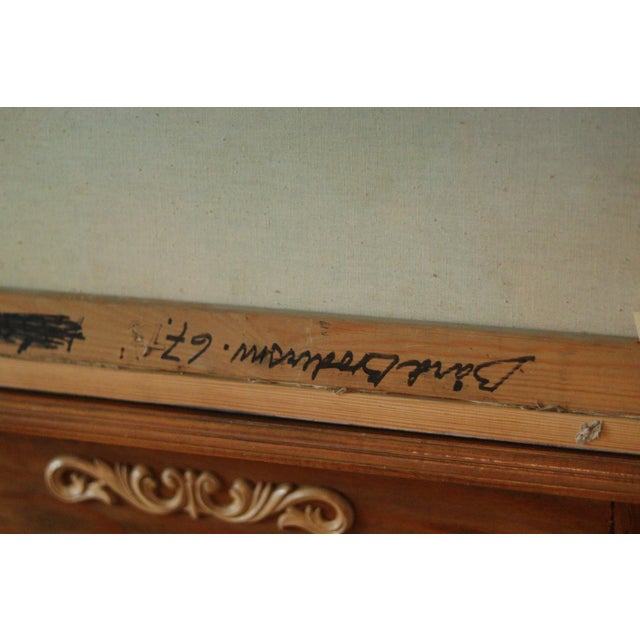 1970s Bard B, Abstract Composition in Primary Colours, 1974, Acrylic on Canvas, Framed For Sale - Image 5 of 11