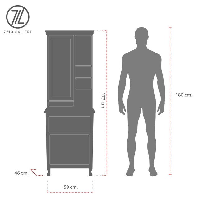 Early 1900's Kitchen Cabinet For Sale - Image 9 of 17