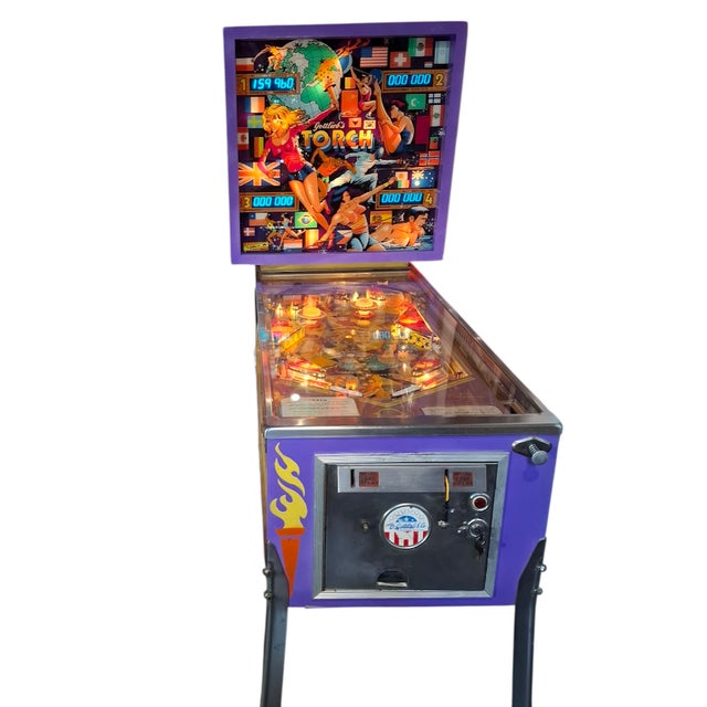 Industrial Flipper Torch Pinball Machine, 1980 For Sale - Image 3 of 8