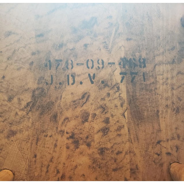 j.d.v. High Back Heavy Duty Solid Maple Country Dining Chairs, C 1970s - a Set For Sale - Image 11 of 12