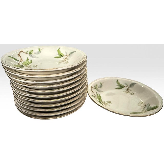 Vintage Theodore Haviland New York Orange Blossom Fine China Dinnerware 88 Piece Set For Sale - Image 10 of 18