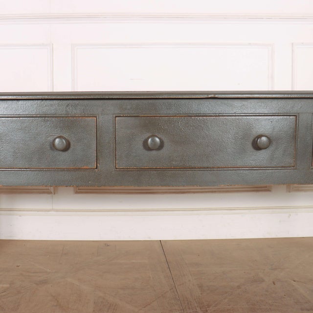 English Painted Dresser Base For Sale - Image 4 of 9