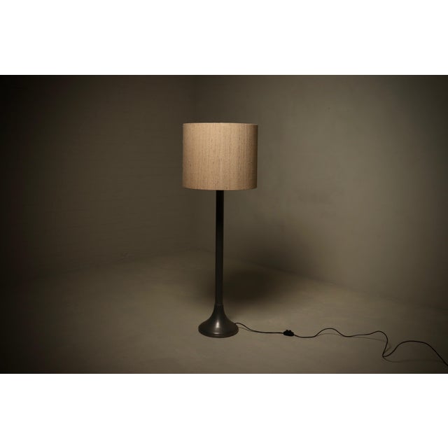 Large Pewter Floor Lamp by Harald Buchrucker, 1960s For Sale - Image 11 of 11