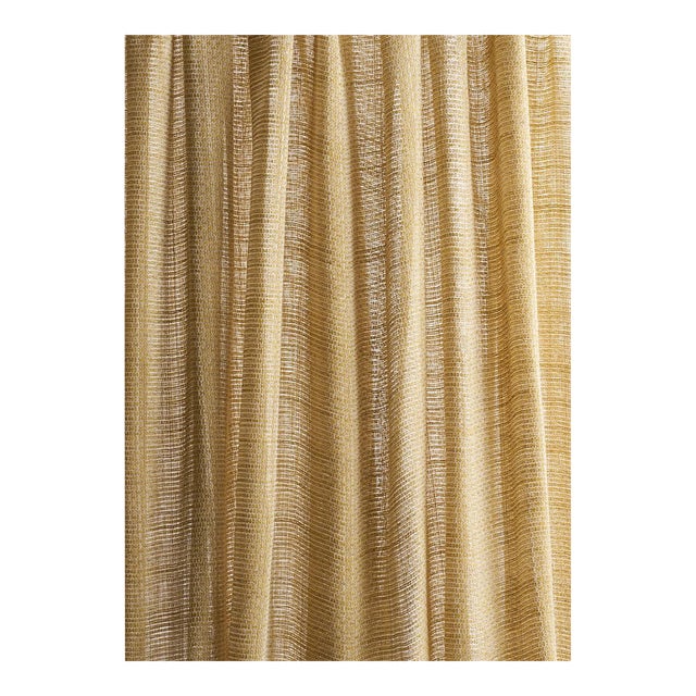 Schumacher Great Basin Sheer Fabric In Maize For Sale