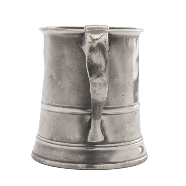 English English Pewter Pint Mug (1850's) For Sale - Image 3 of 12
