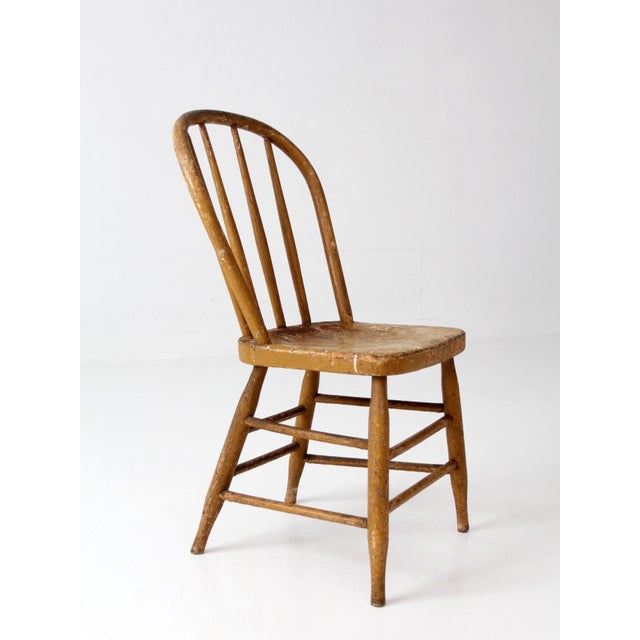 Antique Windsor Farmhouse Chair For Sale - Image 12 of 18