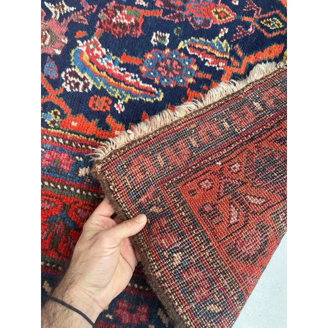 Textile Nomadic Bidjar Antique Runner - 3.8 X 19.9 For Sale - Image 7 of 12