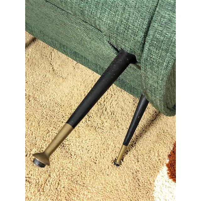 Forest Green Vintage Lady Chair by Marco Zanuso, 1960s For Sale - Image 8 of 13