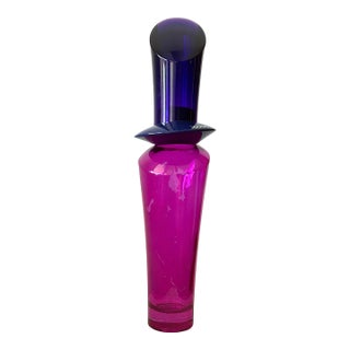 Vintage Pierre Cardin “Rose Cardin” 18” Glass Factice Perfume Bottle Display For Sale