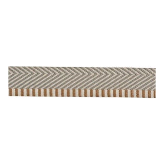 Schumacher Chevron Twill Tape in Natural For Sale