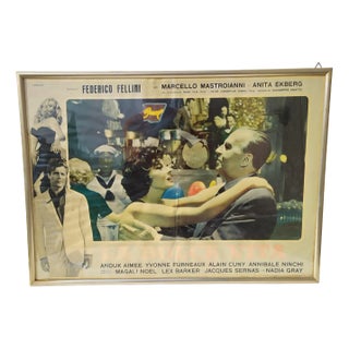 Original Dolce Vita Poster, 1960s For Sale