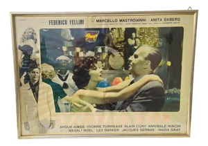 Original Dolce Vita Poster, 1960s