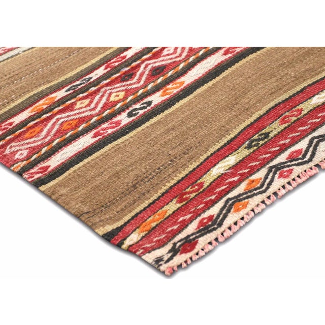 Traditional 1950s Turkish Kilim Rug For Sale - Image 3 of 6