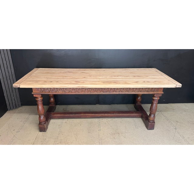 Farmhouse Dining Table, 1920 For Sale - Image 16 of 16
