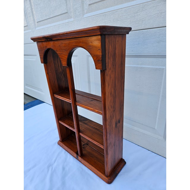Late 20th Century Ethan Allen Pine Shelf Etagere For Sale - Image 6 of 12