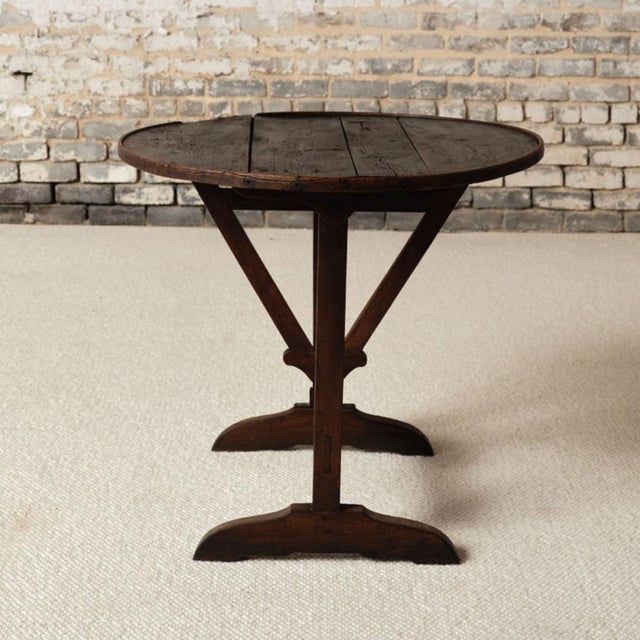 French 19th Century French Oak Table De Vin (A) For Sale - Image 3 of 10