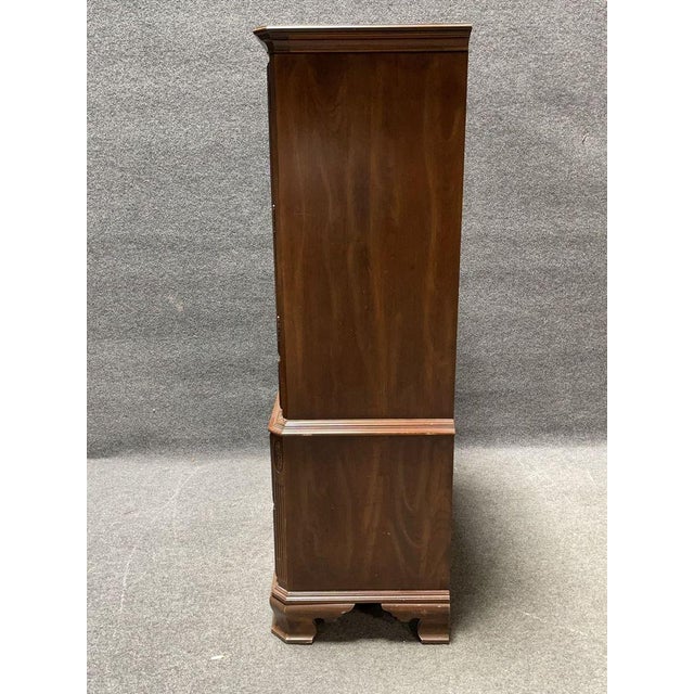 Ethan Allen Georgian Court Cherry Gentleman’s Chest For Sale - Image 9 of 9
