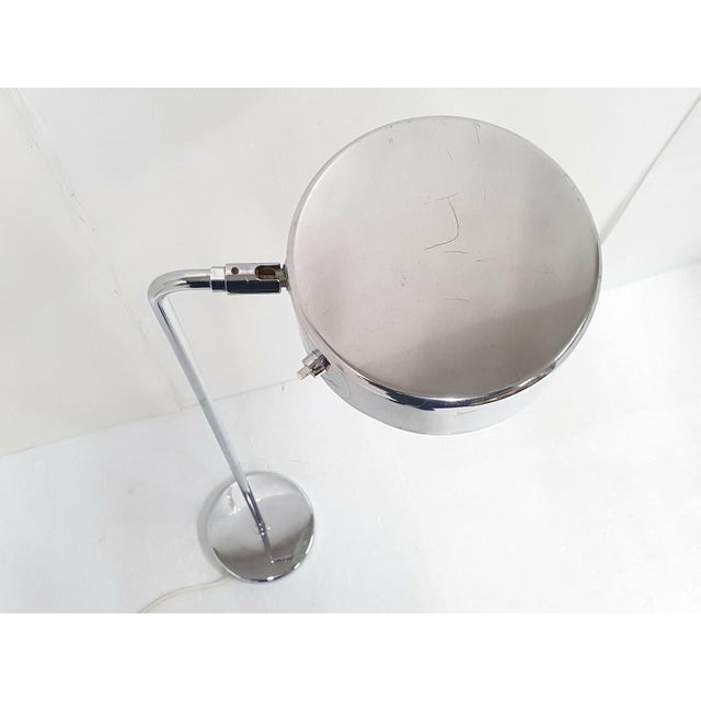 Vintage Swedish Floor Lamp in Chrome Steel from Ateljé Lyktan, 1960s For Sale - Image 3 of 12