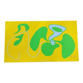 Large Abstract Pop Flower Giclée For Sale