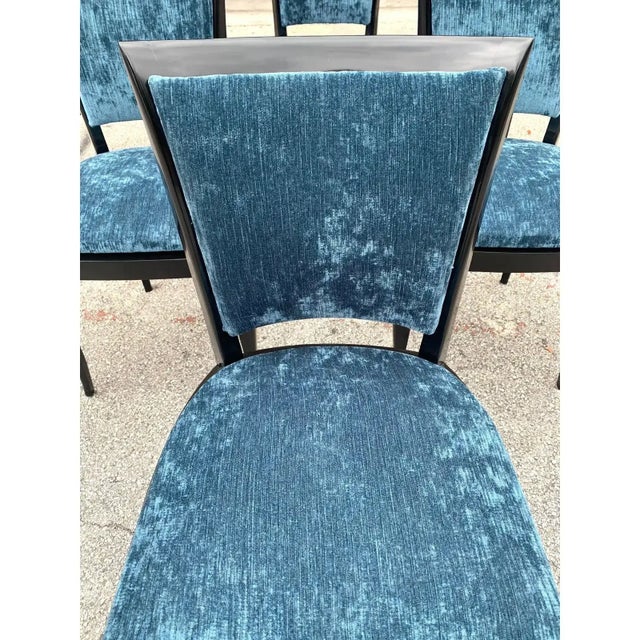 Wood 1940s Classic French Art Deco Dining Chairs- Set of 6 For Sale - Image 7 of 13