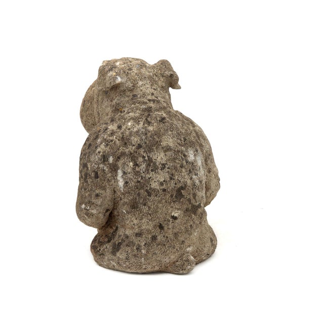 English Bulldog Garden Statue, English Mid 20th C. For Sale In New York - Image 6 of 8