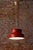Red Mid-Century Pendant Light attributed to A. Pehrson for Ateljé Lyktan, Sweden, 1950s For Sale - Image 8 of 13