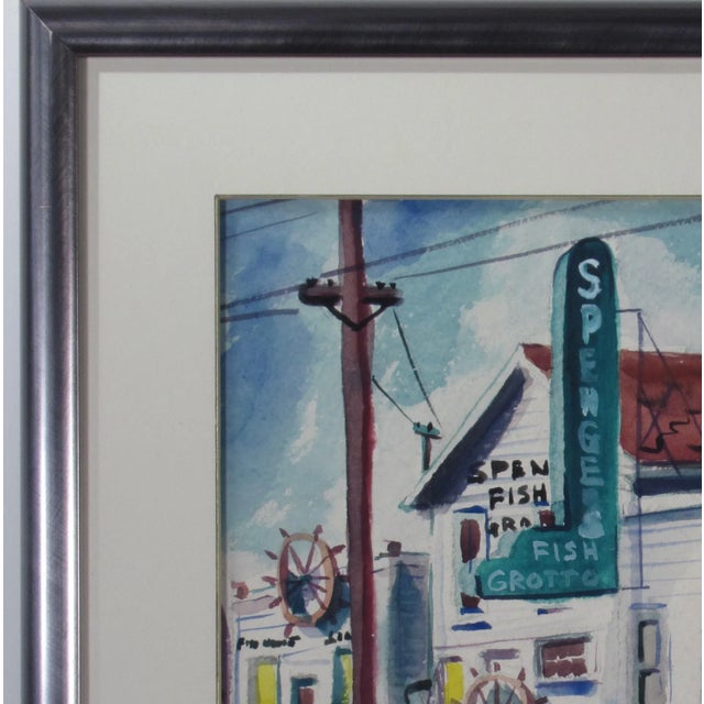 Late 20th Century Arnold A. Grossman, Spenger's Fish Grotto, Berkeley CA, Circa 1980 For Sale - Image 5 of 6