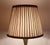 Beige Mid-Century German Floor Lamp with Brass Base and Handmade Fabric Shade from Lamplove, 1950s For Sale - Image 8 of 9