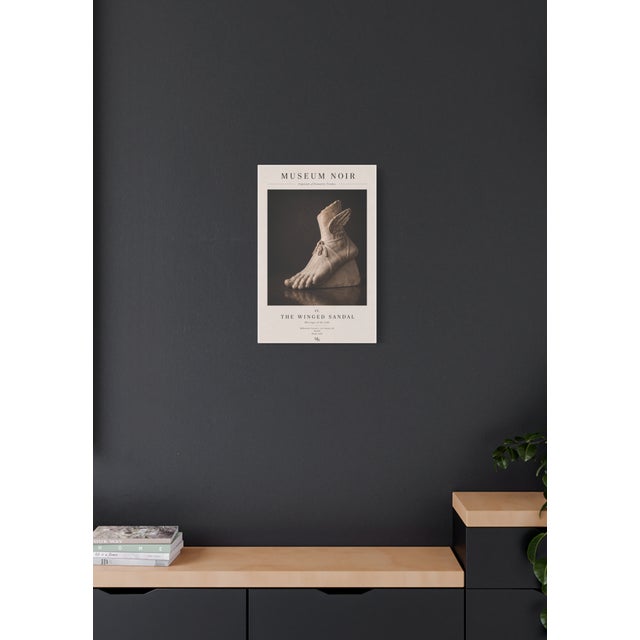 Atelier Aria Lumae Museum Noir the Winged Sandal Classical Hellenistic Sculpture Fine Art Gallery Board Print 16 X 24 For Sale - Image 4 of 18