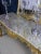 Golden Wooden Console Table with Mirrow For Sale - Image 12 of 13