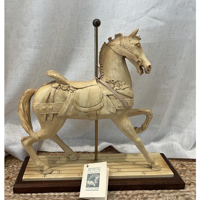 Limited Edition Indianapolis Children's Museum Replica Carousel Horse Statue With Coa For Sale - Image 15 of 16