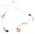 Contemporary Mid 20th Century Tous Garabato Multi Gemstone & Pearls 18k Yellow Gold Long 26" Necklace For Sale - Image 3 of 6