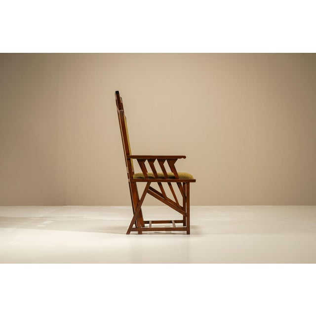Dark Art Nouveau Armchair For Sale - Image 3 of 15