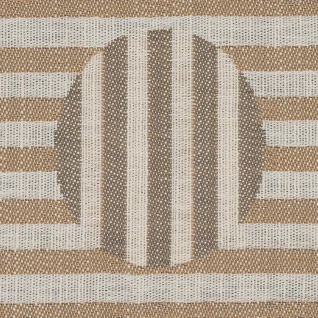 Schumacher Sample - Schumacher Soto Fabric in Sand For Sale - Image 4 of 5