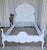 Beautiful Vintage TWIN/SINGLE -size Bed Frame . Beautifully hand-painted on a Parisian White Color. Slightly distressed on...
