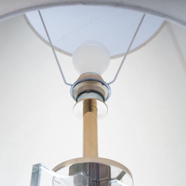 Abat Jour Table Lamp, 1970s, in Good conditions. Designed 1970 to 1979 European Plug (up to 250V).The wiring of this item...