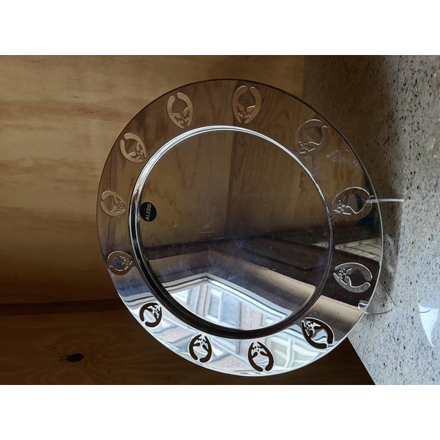 Alessi Limited Editon Round Girotondo Tray in Polished 18/10 Stainless Steel by Stefano Giovannoni and Guido Venturini for Alessi, 1989 For Sale - Image 4 of 18