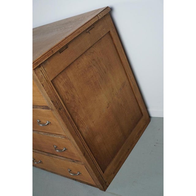 Wood Antique French Oak Shop Cabinet, 1930s For Sale - Image 7 of 15