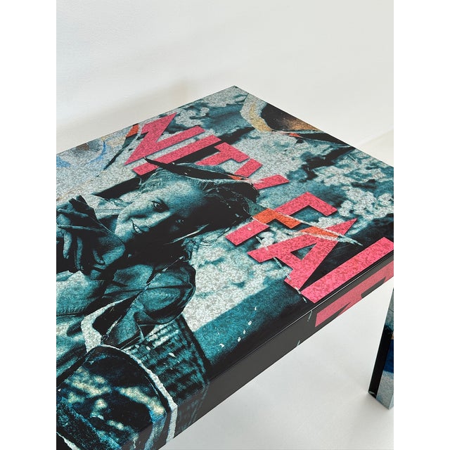 Table by Mimmo Rotella and Marco Ferreri, 2000s For Sale - Image 11 of 13