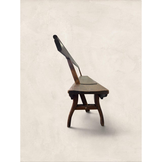 Late 19th Century Antique English Large Reversible Back Tram Bench, 9’ Long For Sale - Image 13 of 16