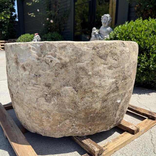 Antique Limestone Trough 51126a For Sale - Image 9 of 9