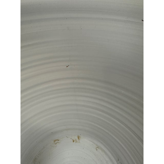 Blue 1990s Nino Parrucca Large Ceramic Planter in Vivid Colors & Scenes For Sale - Image 8 of 10