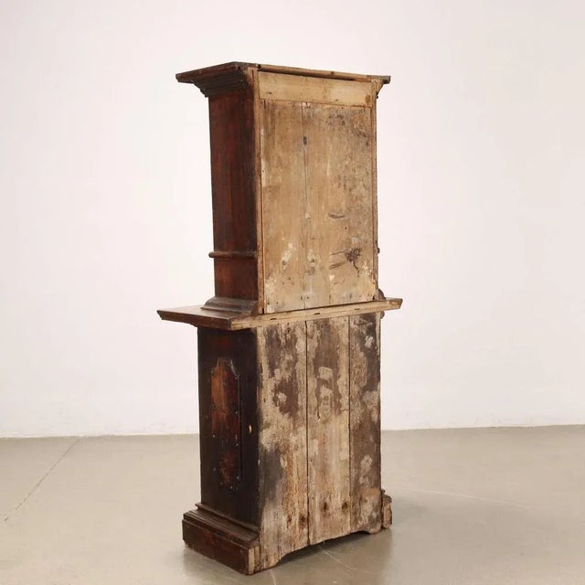 Antique Neo-Baroque Cupboard in Fir For Sale - Image 9 of 10